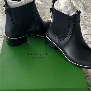 Kate Spade Elegant Black Ankle Booties